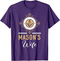 Wife Freemason Masonic Fraternal Freemasonry T-Shirt - FUKAMASONIC