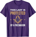 Freemason Wife Masonic Fraternal Freemasonry Square Compass T-Shirt - FUKAMASONIC