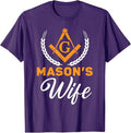 Mason's Wife Freemason Masonic Fraternal Freemasonry T-Shirt - FUKAMASONIC