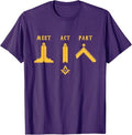 Freemason Meet Act and Part Mason Masonic Father's Day Gift T-Shirt - FUKAMASONIC