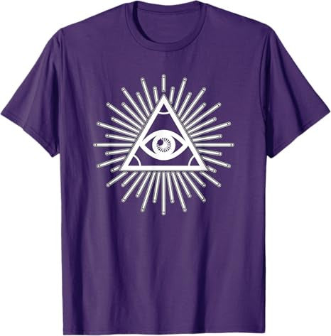 The All Seeing Eye - conspiracy, Freemasonry or Illuminati T-Shirt - FUKAMASONIC