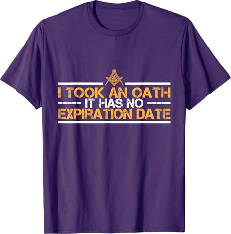 I Took an Oath Master Mason Freemasonry Masonic T-Shirt - FUKAMASONIC
