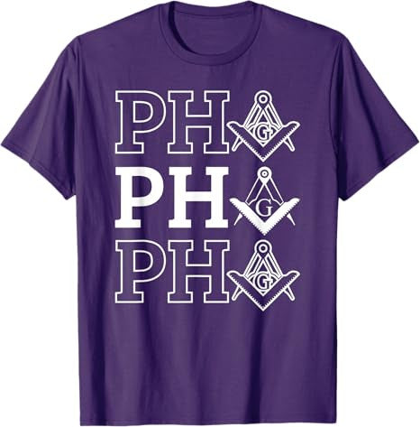 PHA Prince Hall Affiliated Masonic Square & Compass Freemason T-Shirt - FUKAMASONIC