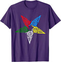 OES Star Symbol Labyrinth of the Eastern Star Parents' Day T-Shirt - FUKAMASONIC