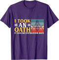 I Took an Oath Freemason Master Mason Masonic T-Shirt - FUKAMASONIC