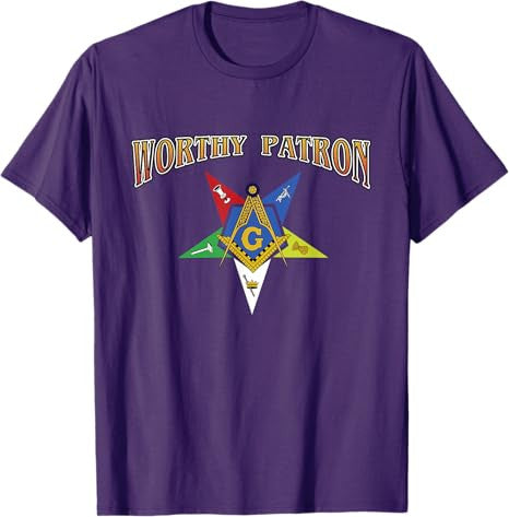 Worthy Patron Masonic OES Order Eastern Star Mason T-Shirt - FUKAMASONIC