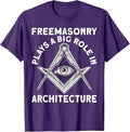 Freemasonry Architecture Square And Compasses T-Shirt - FUKAMASONIC