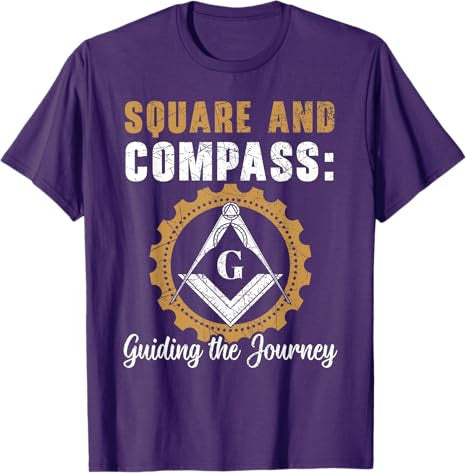 Fraternal Freemasonry Square Compass Freemason T-Shirt - FUKAMASONIC