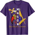 Noble Shriner Mason The Life Of Traveler Freemason Christmas T-Shirt - FUKAMASONIC