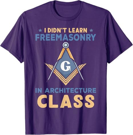 Freemasonry Design For Architects And Masons T-Shirt - FUKAMASONIC