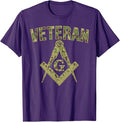 Mason Masonic Camo Freemason Veteran T-Shirt - FUKAMASONIC