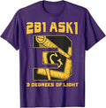 Freemason 2B1Ask1 3 Degrees Of Light Compass Square Masonic T-Shirt - FUKAMASONIC
