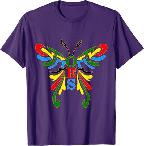 OES Butterfly Color of the Eastern Star Christmas T-Shirt - FUKAMASONIC