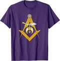 Masonic Square and Compasses Shriners Dad Father's Day T-Shirt - FUKAMASONIC
