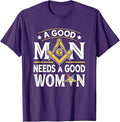 Freemasons OES Woman Masonry Masonic Freemason Freemasonry T-Shirt - FUKAMASONIC