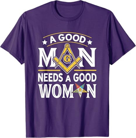 Freemasons OES Woman Masonry Masonic Freemason Freemasonry T-Shirt - FUKAMASONIC