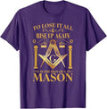Masonic Square Compass Freemason T-Shirt - FUKAMASONIC