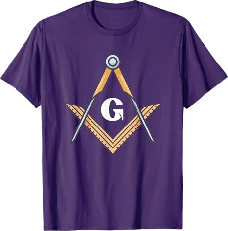 Masonic Square and Compass Freemason T-Shirt - FUKAMASONIC