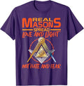 Freemason Real Masons Love and Light Masonic T-Shirt - FUKAMASONIC