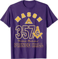 Prince Hall Mason 357 Symbol Worldwide Brotherhood Father's T-Shirt - FUKAMASONIC