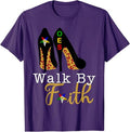 OES High Heels Platform Leopard Sisters Star Walk By Faith T-Shirt - FUKAMASONIC
