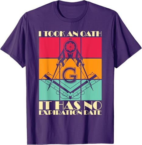 I Took An Oath Freemason Master Mason Freemasonry T-Shirt - FUKAMASONIC