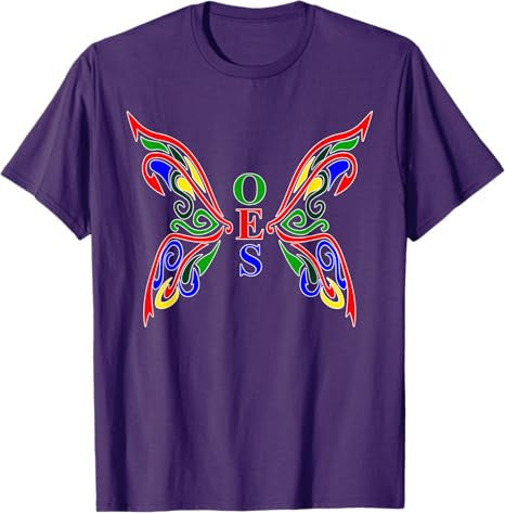 OES Butterfly Order of the Eastern Star Mother's Christmas T-Shirt - FUKAMASONIC
