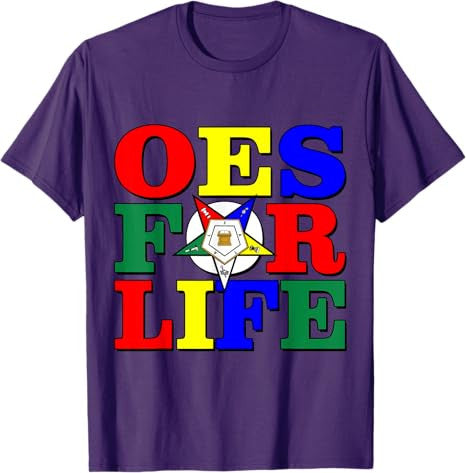 OES For Life OES Star Sisters Eastern Star Parents' Day T-Shirt - FUKAMASONIC