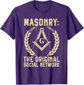 Freemason Masonic Fraternal Square and Compass T-Shirt - FUKAMASONIC