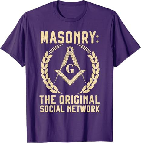 Freemason Masonic Fraternal Square and Compass T-Shirt - FUKAMASONIC