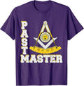 Freemason Past Master Symbol Square & Compasses Father's Day T-Shirt - FUKAMASONIC
