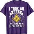 Masonic Freemasonry Fraternal Square Compass I Took An T-Shirt - FUKAMASONIC