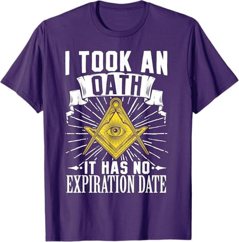 Masonic Freemasonry Fraternal Square Compass I Took An T-Shirt - FUKAMASONIC