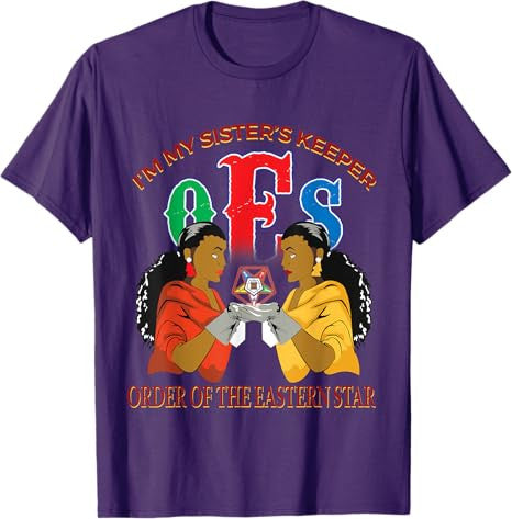 OES Sister's Keeper Eastern Star Parents Mason Christmas T-Shirt - FUKAMASONIC
