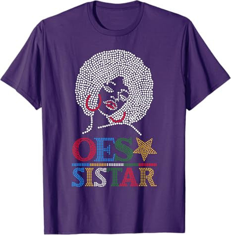 OES SiStar Dot Print Order of Eastern Star Parents' Day Gift T-Shirt - FUKAMASONIC