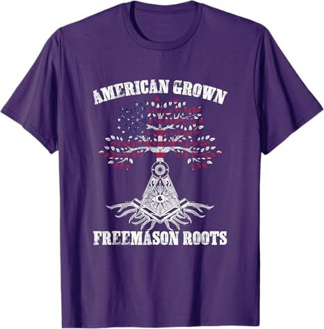 Freemason Roots Masonry Freemasonry Masonic Freemasons T-Shirt - FUKAMASONIC