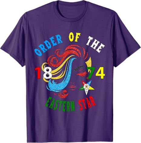 OES 1874 Sister Lady Hair Color of the Eastern Star T-Shirt - FUKAMASONIC
