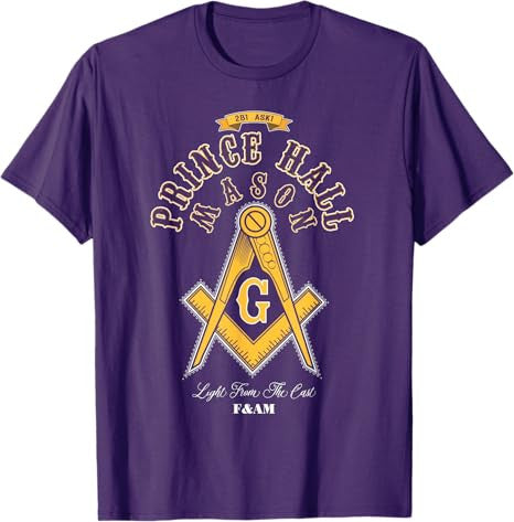 Prince Hall Mason Light From The East F&AM Father's Day T-Shirt - FUKAMASONIC