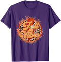 OES Fall Vibes Retro Leopard of the Eastern Star Halloween T-Shirt - FUKAMASONIC
