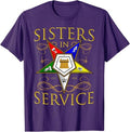 OES 1850 Sisters in Service Order Of The Eastern Star T-Shirt - FUKAMASONIC