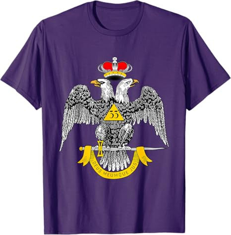 33rd Degree Mason T Shirt Masonic Tee Scottish Rite Down T-Shirt - FUKAMASONIC