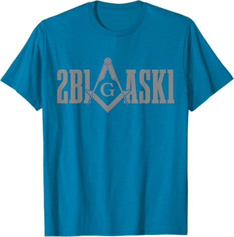 2B1ASK1 Mason Freemason Masonic Square & Compass T-Shirt - FUKAMASONIC