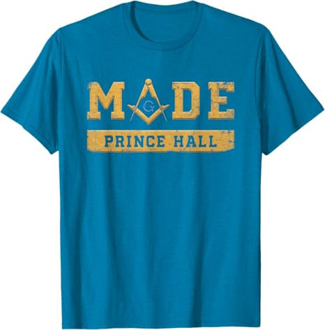Made PHA Freemason Prince Hall Mason - Masonic T-Shirt - FUKAMASONIC