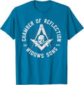 Widows Sons Masonic Square and Compass - Freemason T-Shirt T-Shirt - FUKAMASONIC