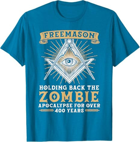 Freemason Square and Compass Masonic Fraternal T-Shirt - FUKAMASONIC