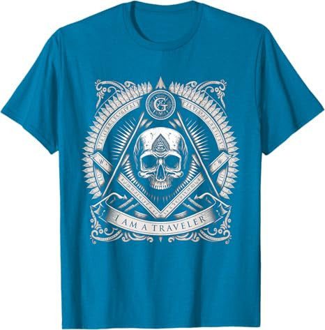 Masonic Skull - Freemason T-Shirt - FUKAMASONIC