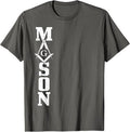 Mason Square & Compass Masonic Symbol Freemason T-Shirt - FUKAMASONIC