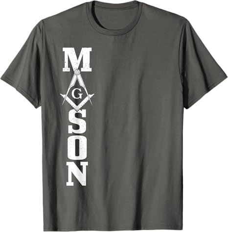 Mason Square & Compass Masonic Symbol Freemason T-Shirt - FUKAMASONIC