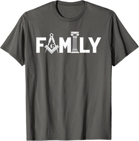 Freemason Wife Square & Compass Masonic Fraternal T-Shirt - FUKAMASONIC