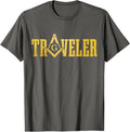 Masonic Masonic Square and Compass Travel T-Shirt - FUKAMASONIC